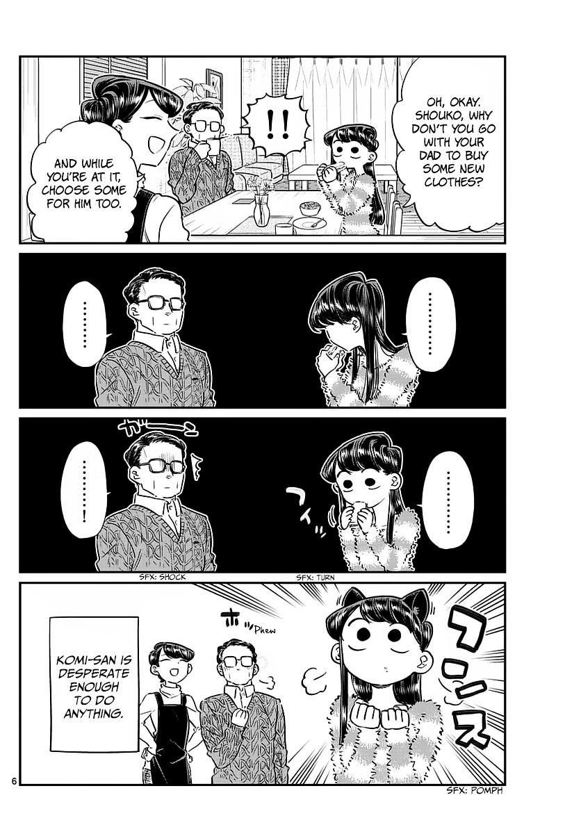 Komi-San Wa Komyushou Desu - Vol.6 Chapter 74: Shopping With Dad