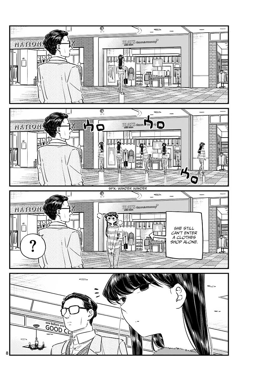 Komi-San Wa Komyushou Desu - Vol.6 Chapter 74: Shopping With Dad