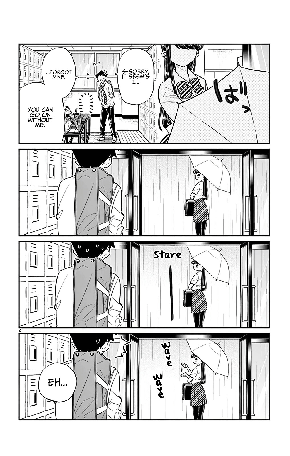 Komi-San Wa Komyushou Desu - Vol.2 Chapter 30: It's Raining