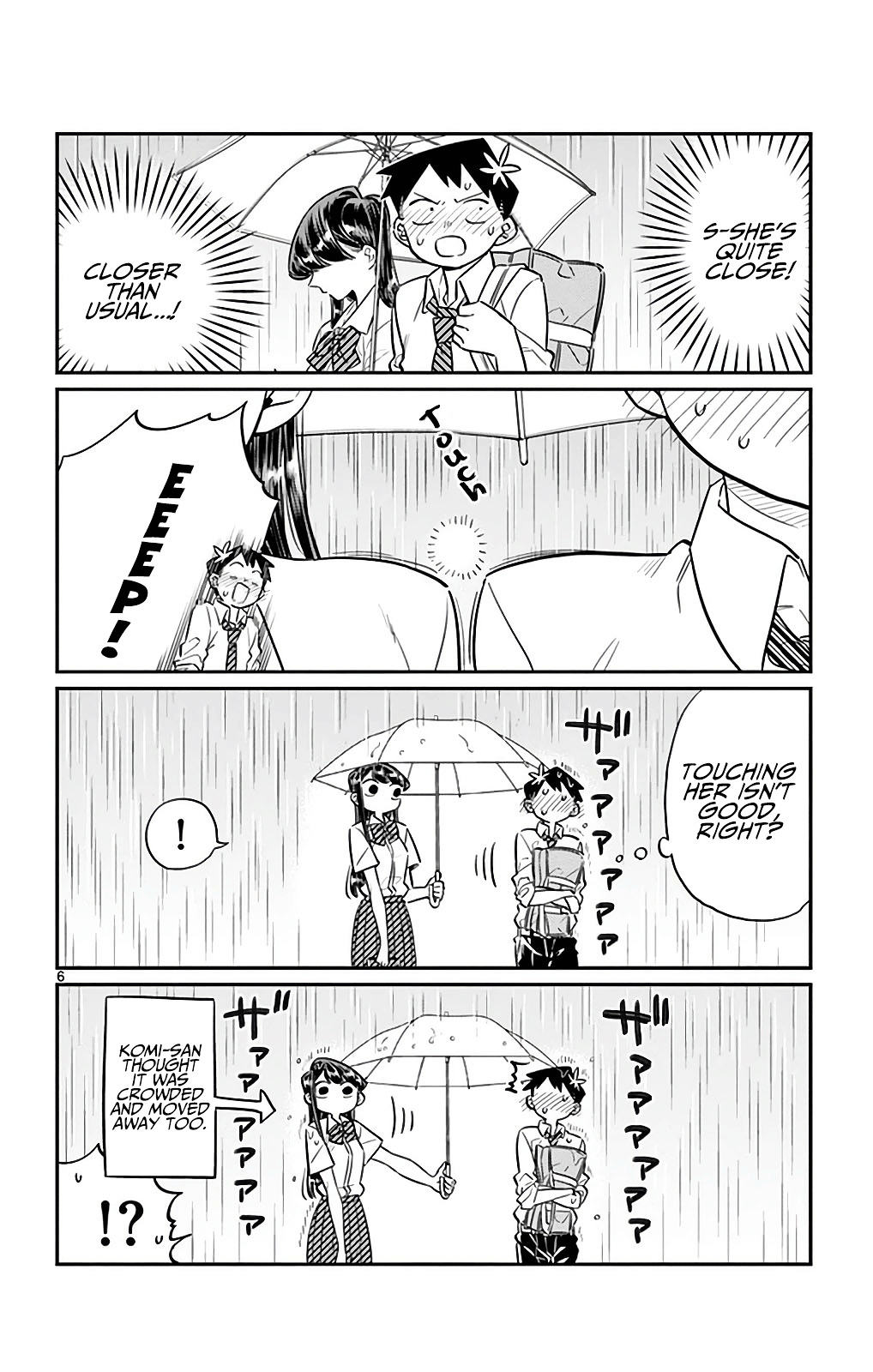 Komi-San Wa Komyushou Desu - Vol.2 Chapter 30: It's Raining