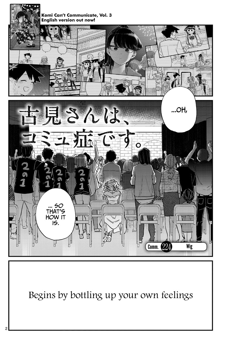 Komi-San Wa Komyushou Desu - Chapter 224: Wig