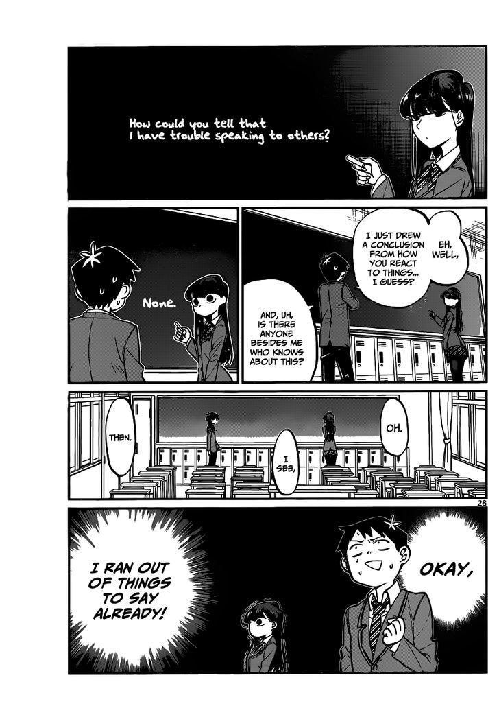 Komi-San Wa Komyushou Desu - Vol.1 Chapter 5: I Want To Chat