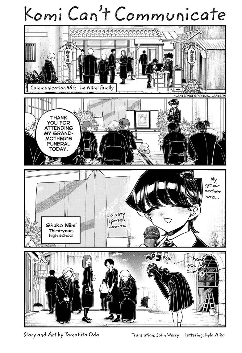 Komi-San Wa Komyushou Desu - Chapter 485