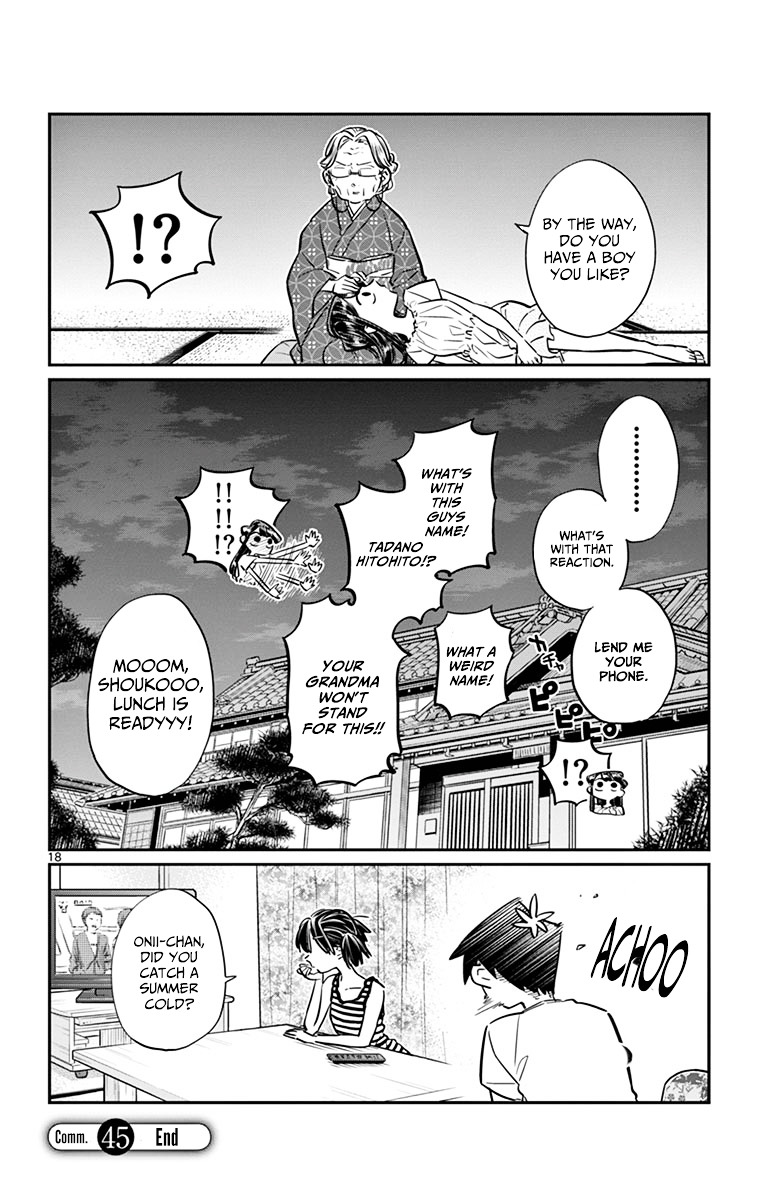 Komi-San Wa Komyushou Desu - Vol.3 Chapter 45: Obon Festival