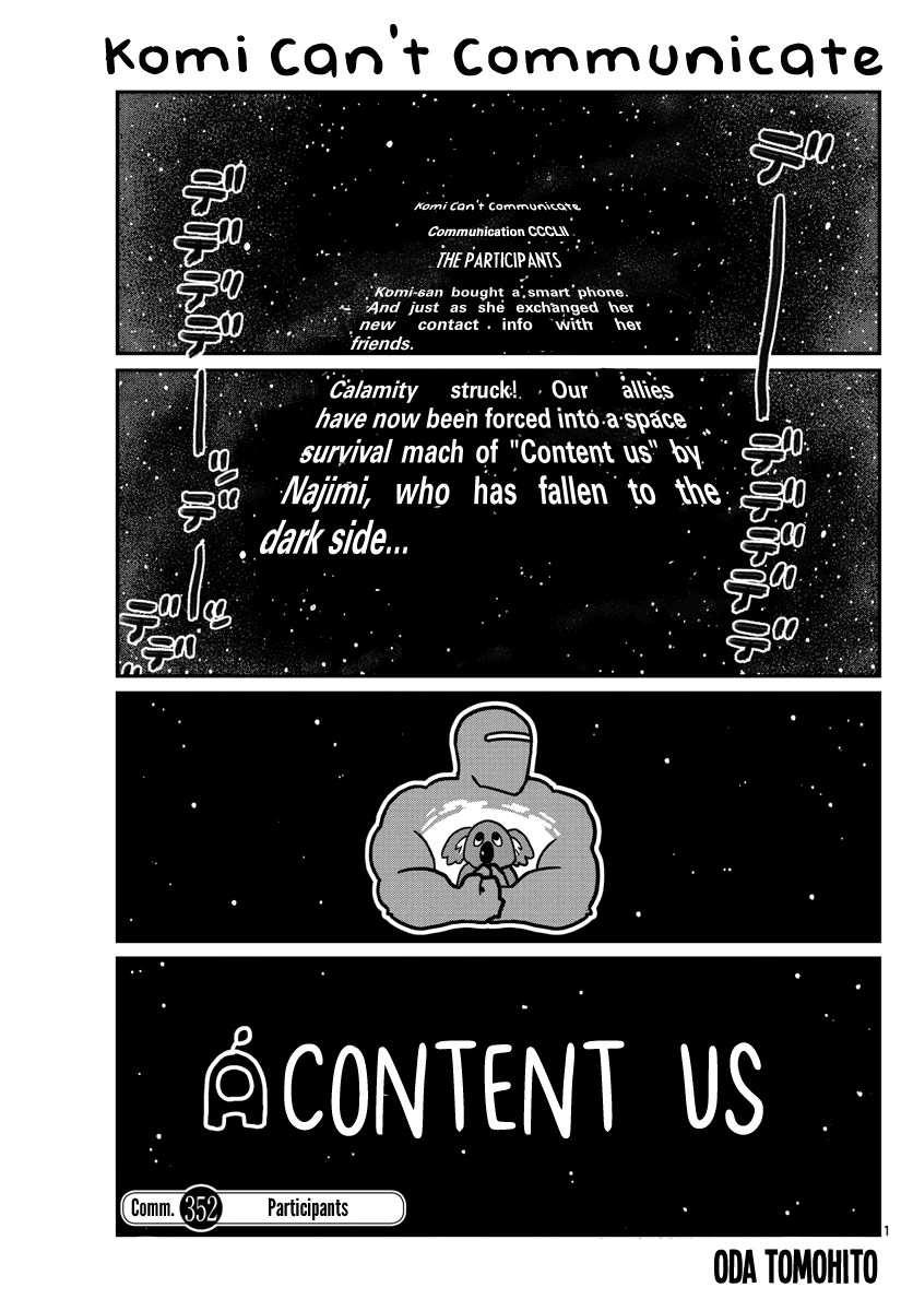 Komi-San Wa Komyushou Desu - Chapter 352: Participants