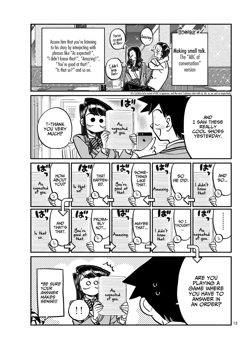 Komi-San Wa Komyushou Desu - Chapter 240: Technique