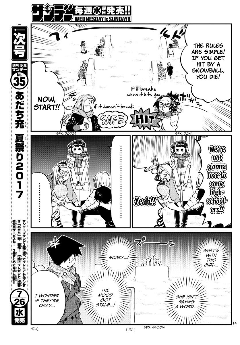 Komi-San Wa Komyushou Desu - Vol.7 Chapter 90: Snowball Fight