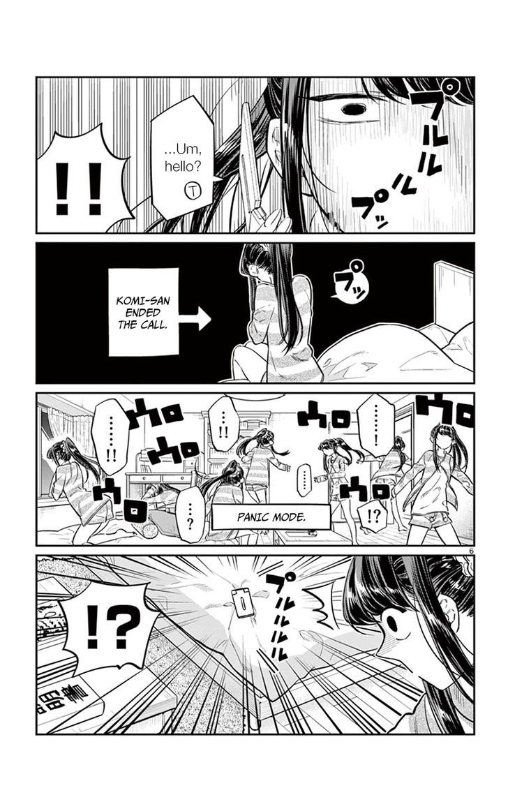 Komi-San Wa Komyushou Desu - Vol.1 Chapter 18: Wrong Number