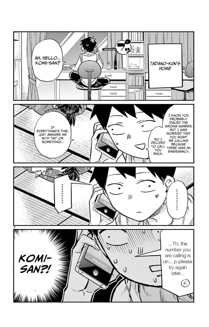 Komi-San Wa Komyushou Desu - Vol.1 Chapter 18: Wrong Number