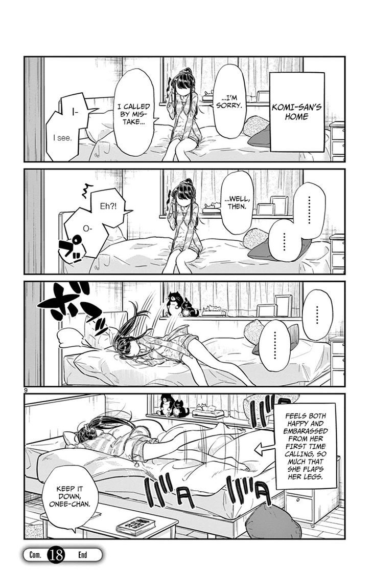 Komi-San Wa Komyushou Desu - Vol.1 Chapter 18: Wrong Number