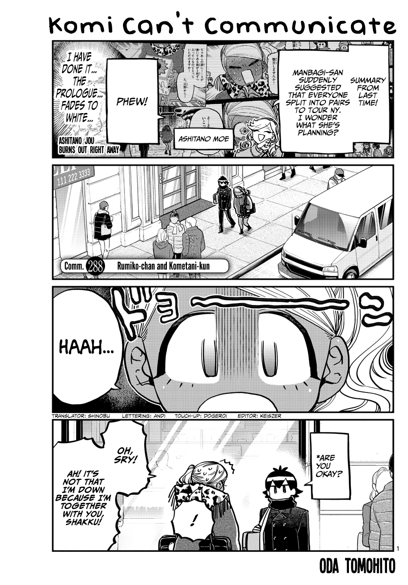 Komi-San Wa Komyushou Desu - Chapter 288: Rumiko-Chan And Kometani-Kun