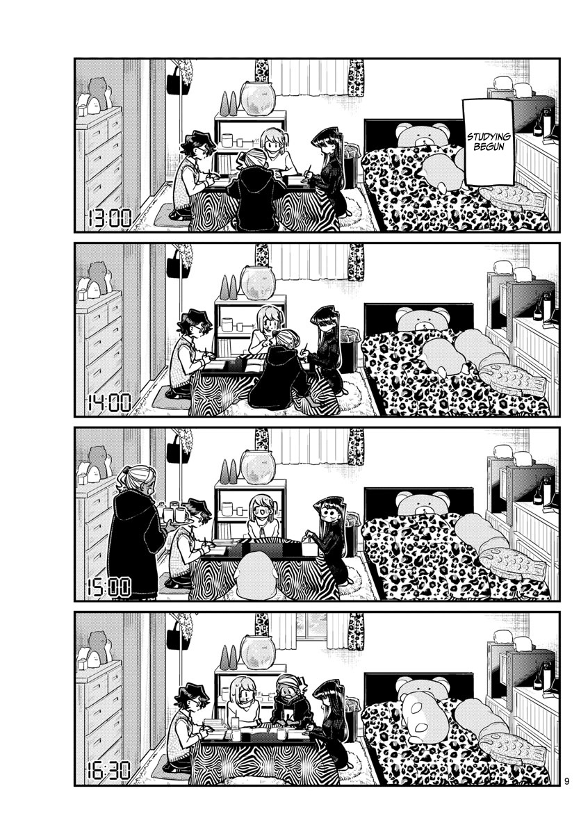 Komi-San Wa Komyushou Desu - Chapter 257: Studying And A Sleepover