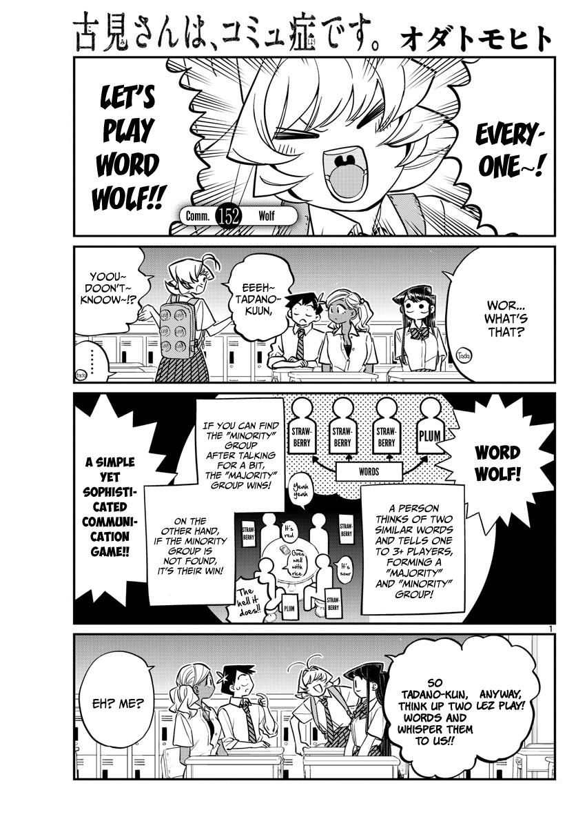 Komi-San Wa Komyushou Desu - Vol.11 Chapter 152: Wolf