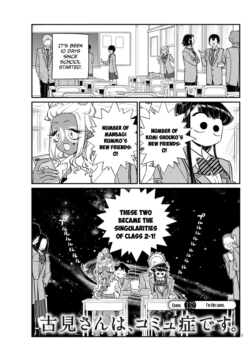 Komi-San Wa Komyushou Desu - Vol.10 Chapter 132: I'm The Same