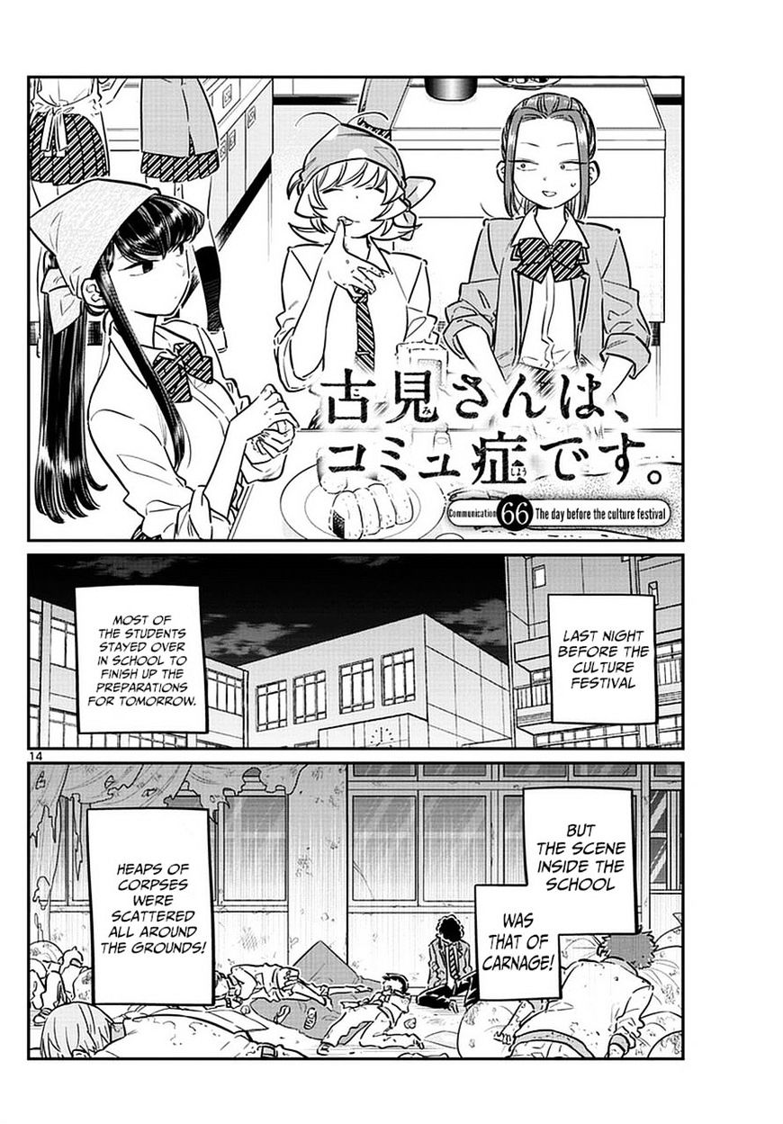 Komi-San Wa Komyushou Desu - Vol.5 Chapter 66: The Day Before The Culture Festival