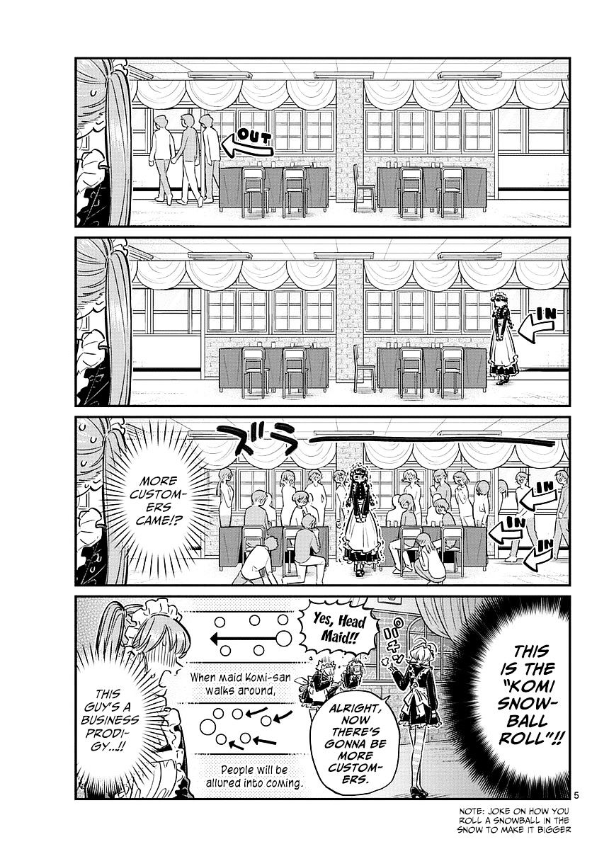 Komi-San Wa Komyushou Desu - Vol.5 Chapter 69: Najimi-Chan's Maid Cafe