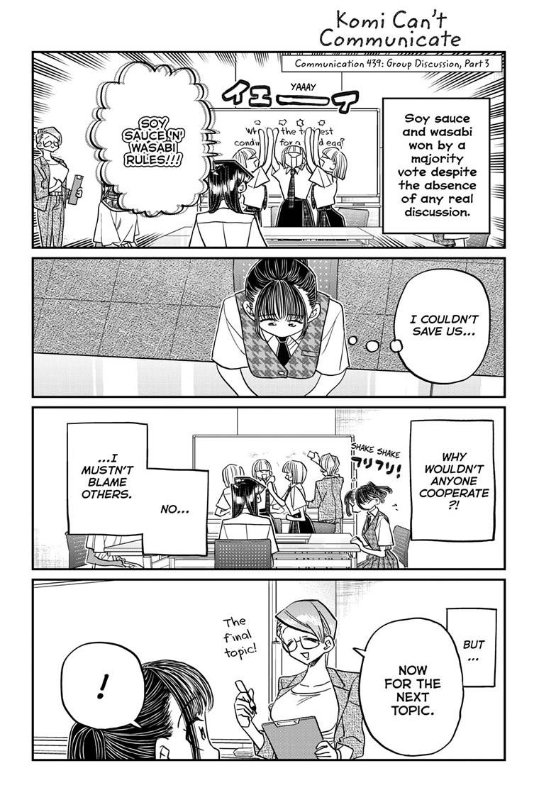 Komi-San Wa Komyushou Desu - Chapter 439