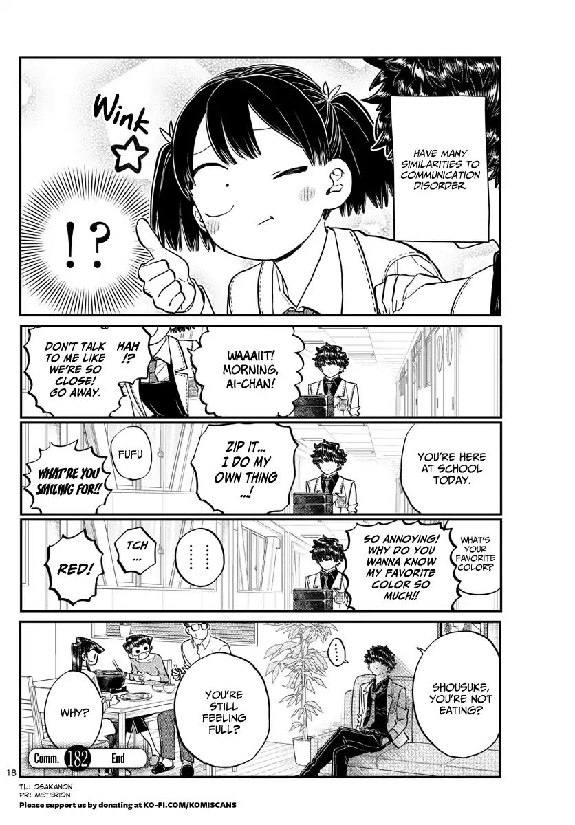 Komi-San Wa Komyushou Desu - Vol.13 Chapter 182: A Hard Liner