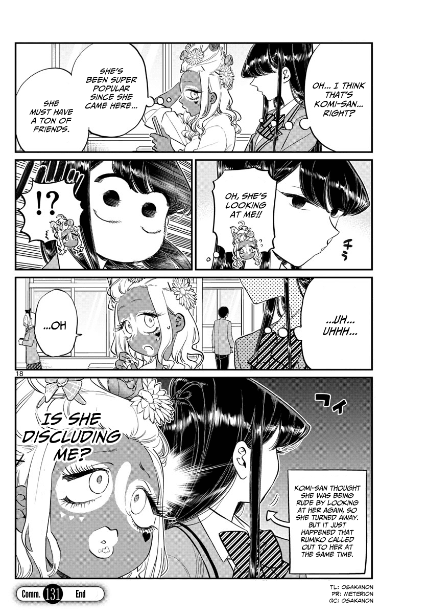 Komi-San Wa Komyushou Desu - Vol.10 Chapter 131: Gyaru