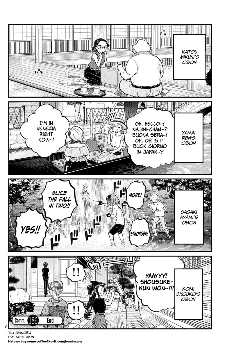 Komi-San Wa Komyushou Desu - Vol.13 Chapter 186: Everyone's Obon