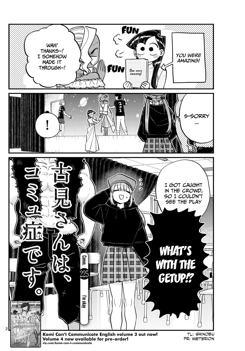 Komi-San Wa Komyushou Desu - Chapter 225: I'm Okay