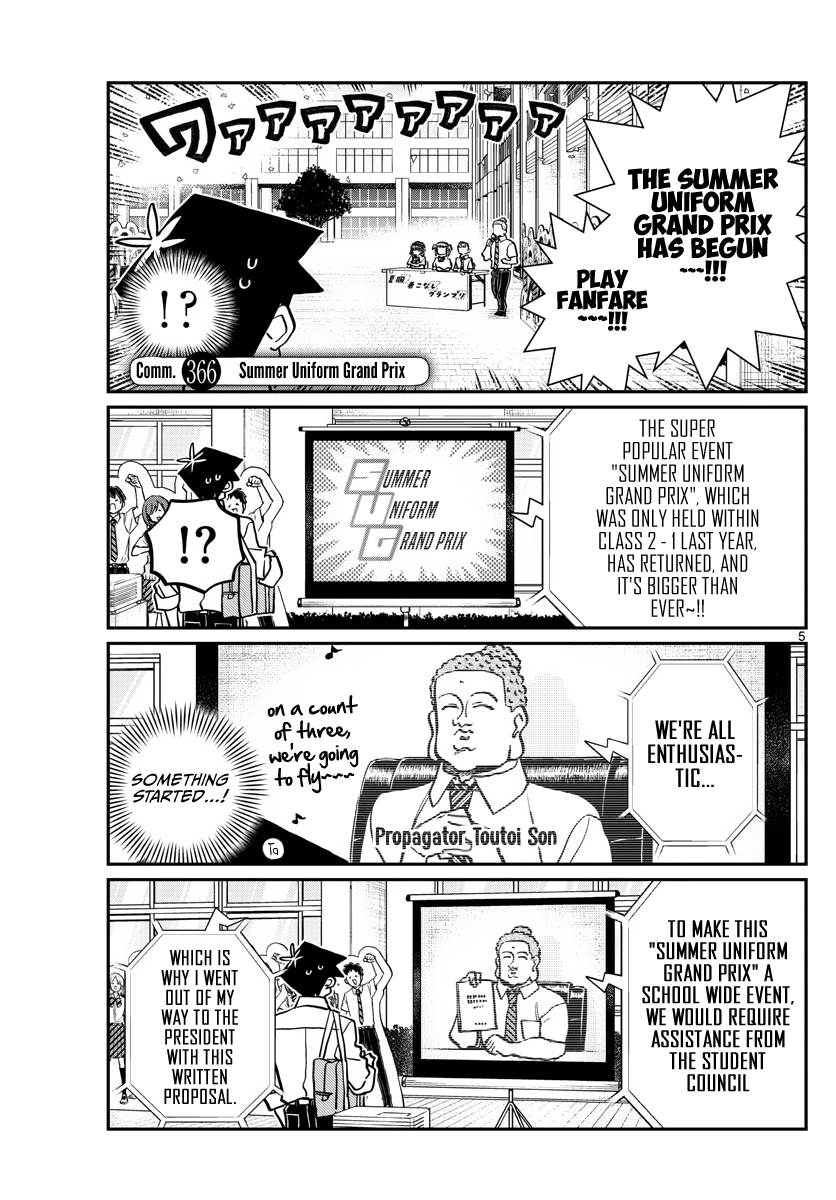 Komi-San Wa Komyushou Desu - Chapter 366: Summer Uniform Grand Prix