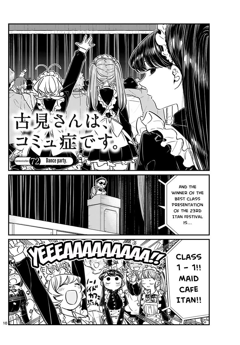 Komi-San Wa Komyushou Desu - Vol.5 Chapter 72: Dance Party