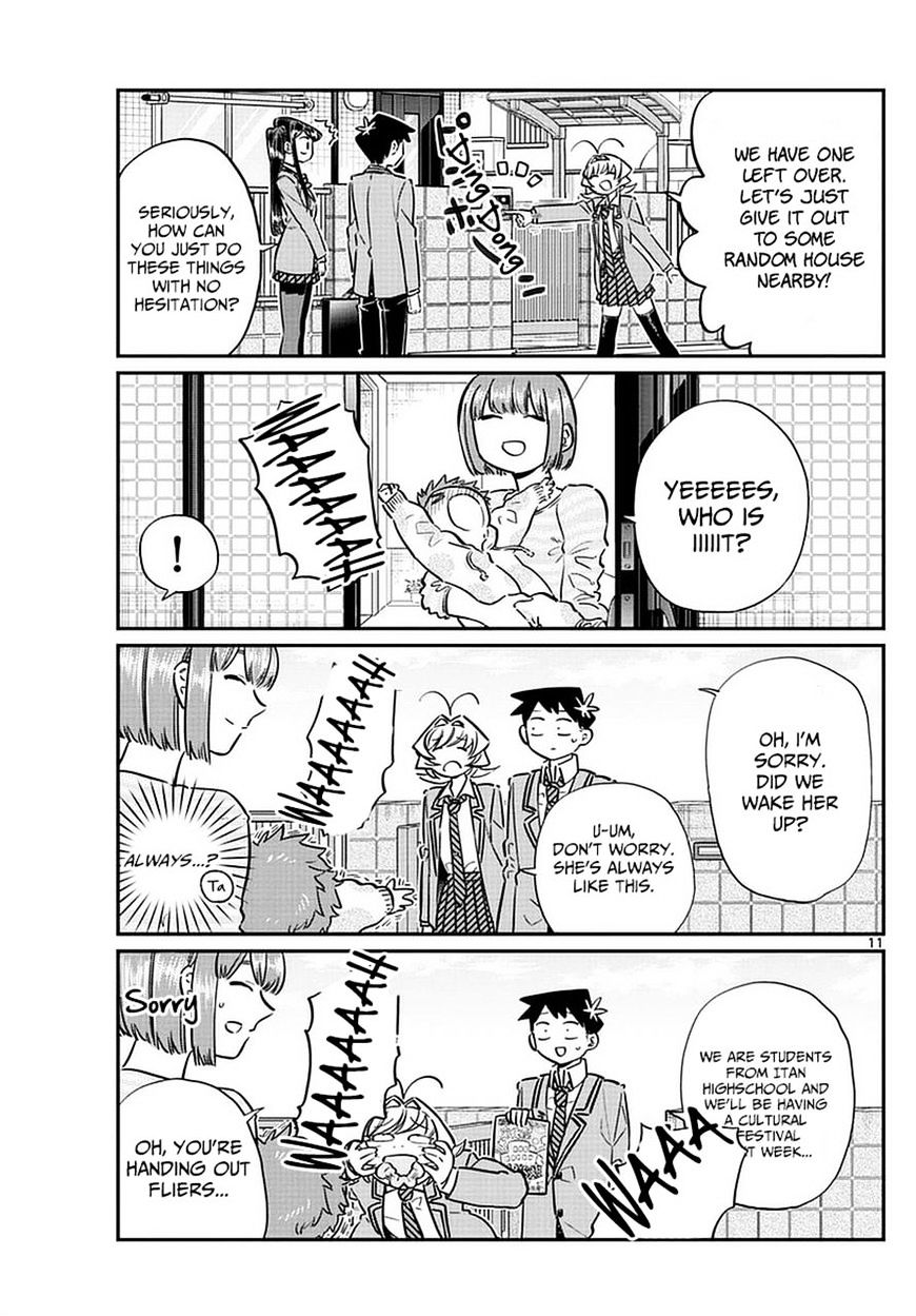 Komi-San Wa Komyushou Desu - Vol.5 Chapter 65: Flier Distribution