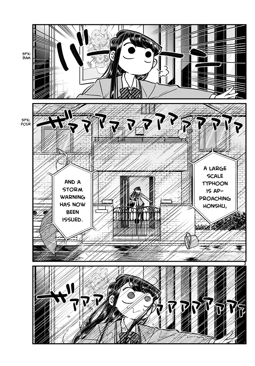 Komi-San Wa Komyushou Desu - Vol.5 Chapter 59: Typhoon