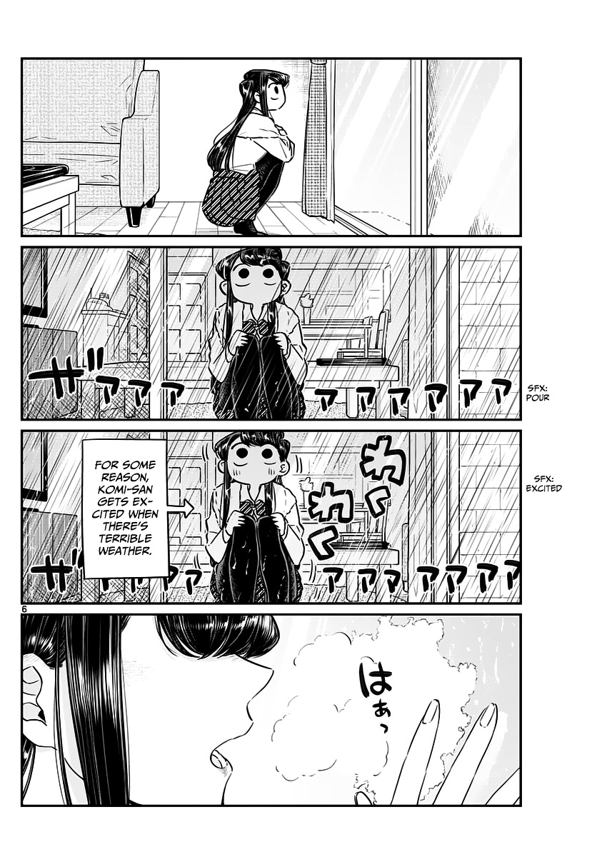 Komi-San Wa Komyushou Desu - Vol.5 Chapter 59: Typhoon