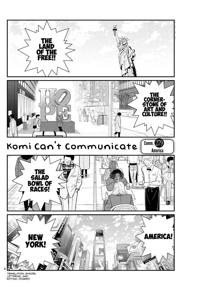 Komi-San Wa Komyushou Desu - Chapter 279: America