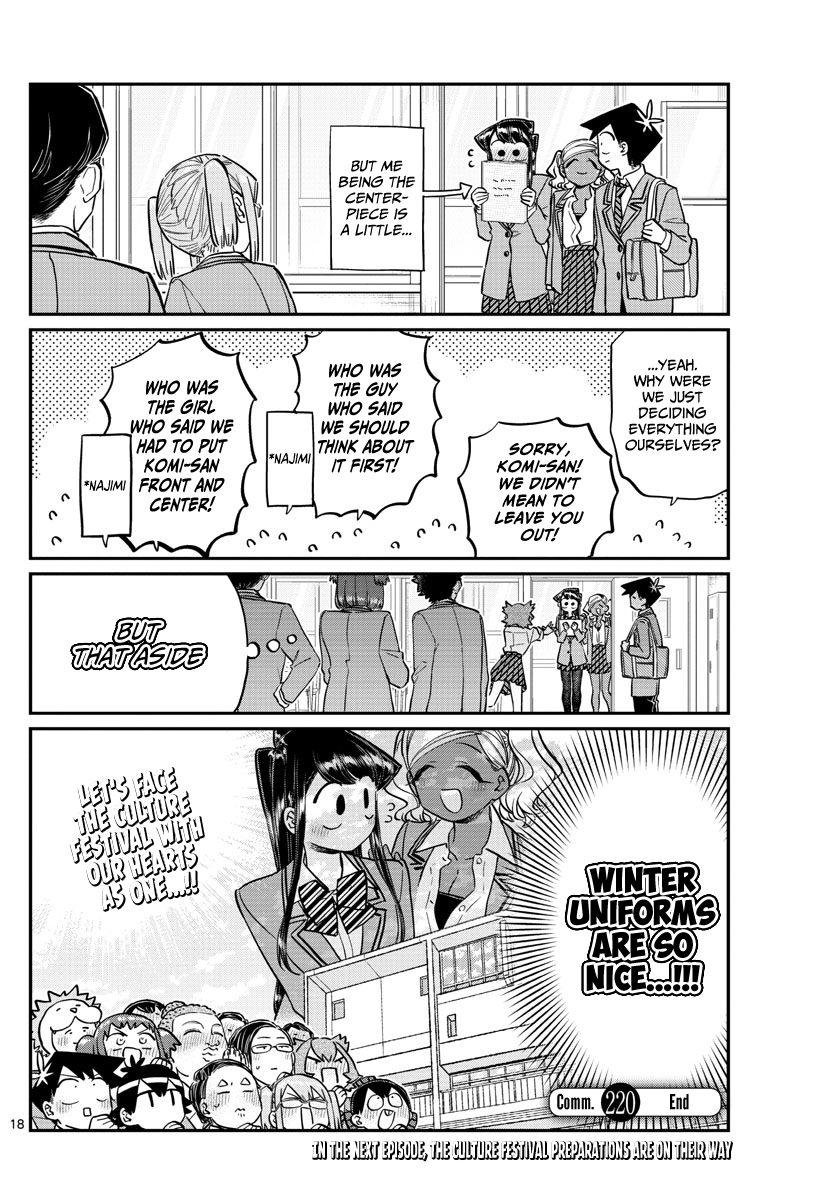 Komi-San Wa Komyushou Desu - Chapter 220: Winter Clothes 2