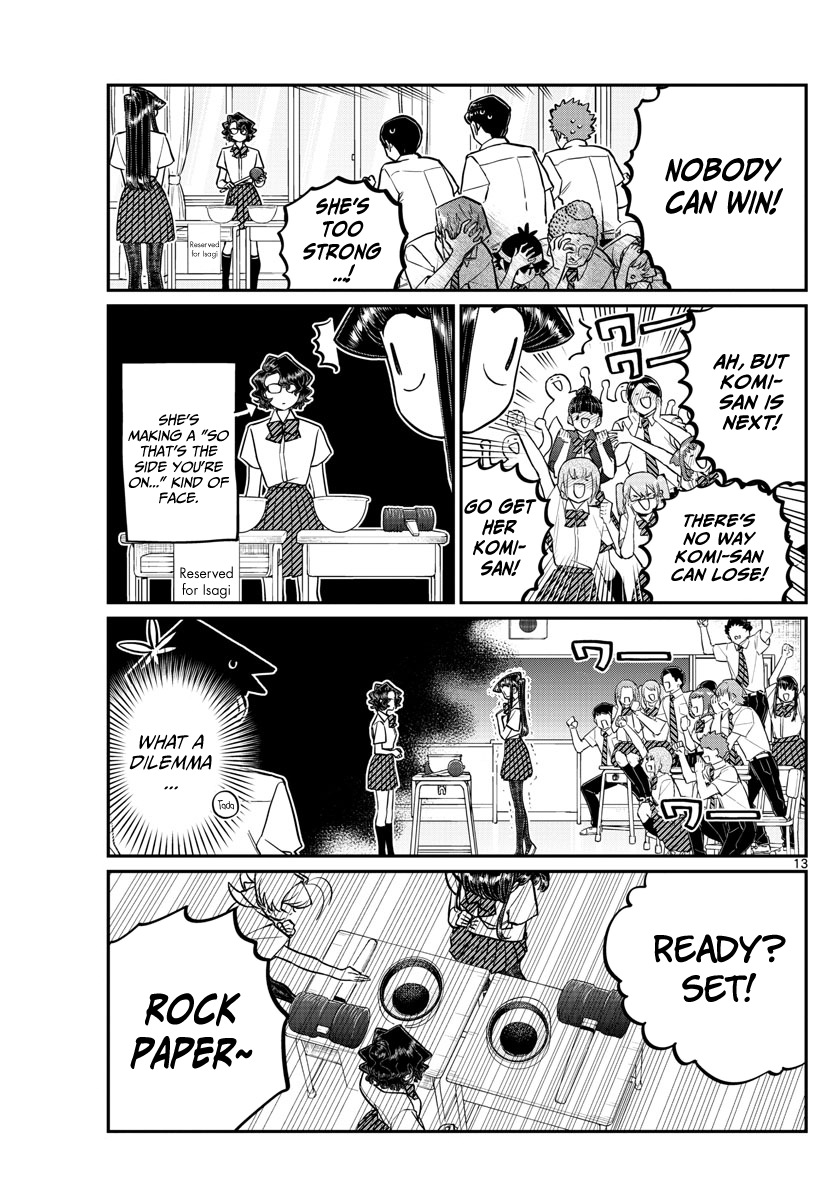 Komi-San Wa Komyushou Desu - Chapter 199: Hit And Cover Rock Paper Scissors