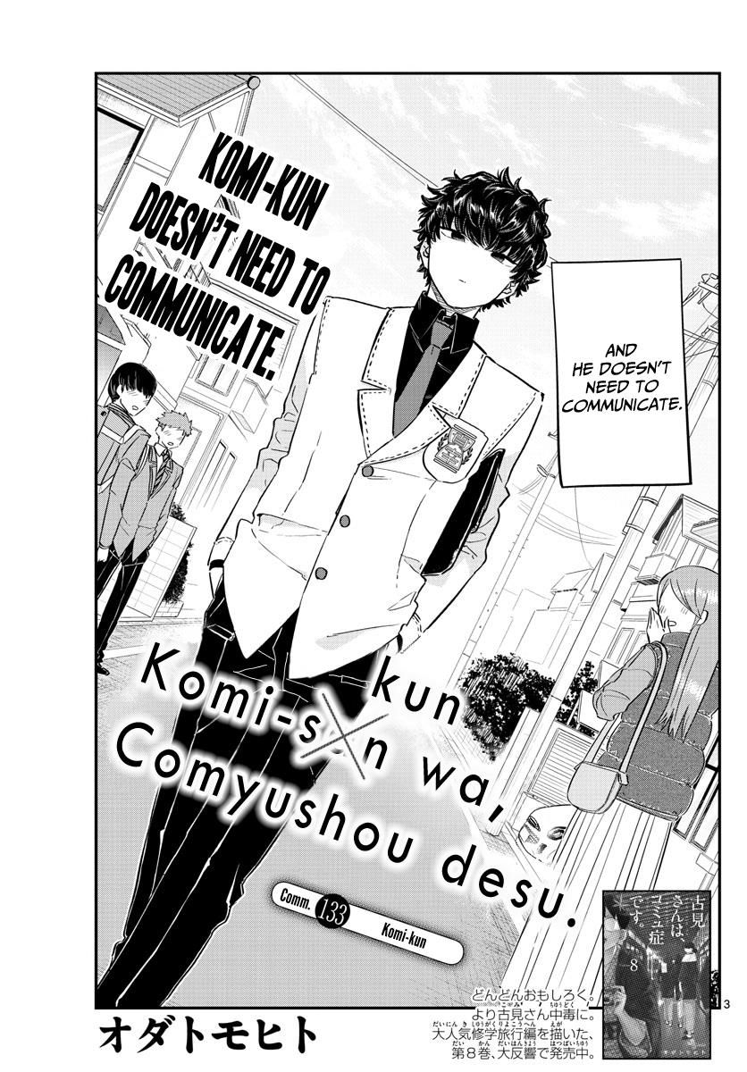 Komi-San Wa Komyushou Desu - Vol.10 Chapter 133: Komi-Kun