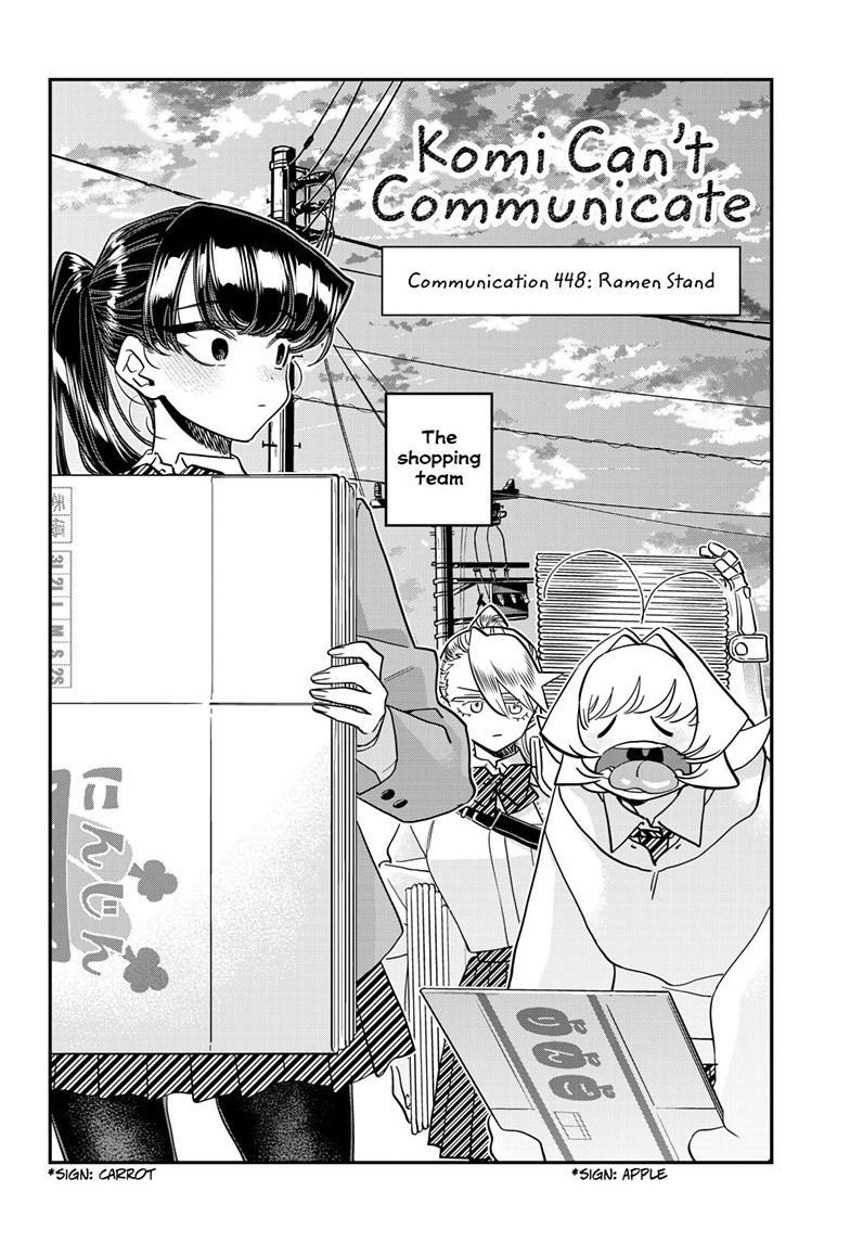 Komi-San Wa Komyushou Desu - Chapter 448