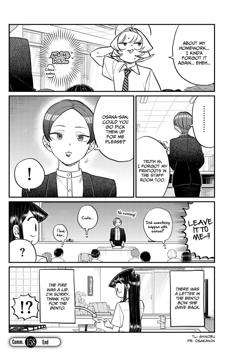 Komi-San Wa Komyushou Desu - Vol.12 Chapter 158: Sensei