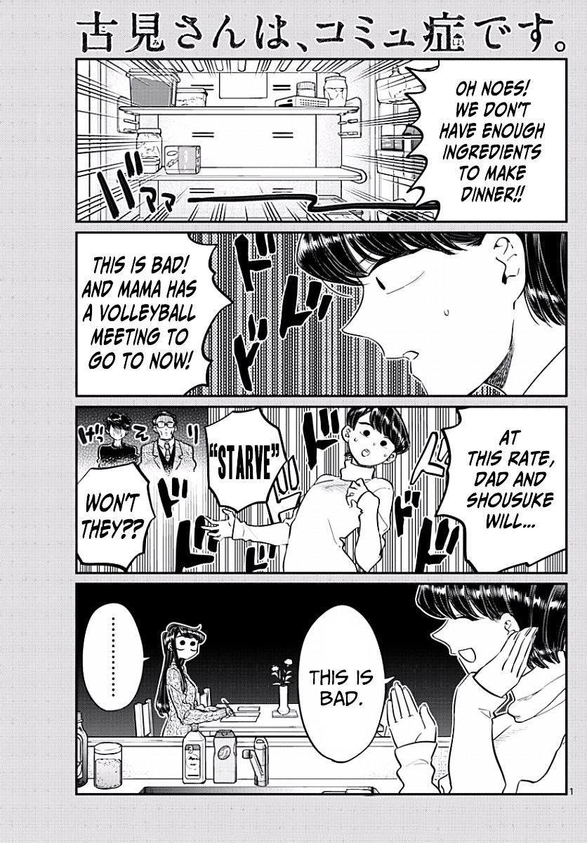 Komi-San Wa Komyushou Desu - Vol.7 Chapter 96: Shopping For Dinner