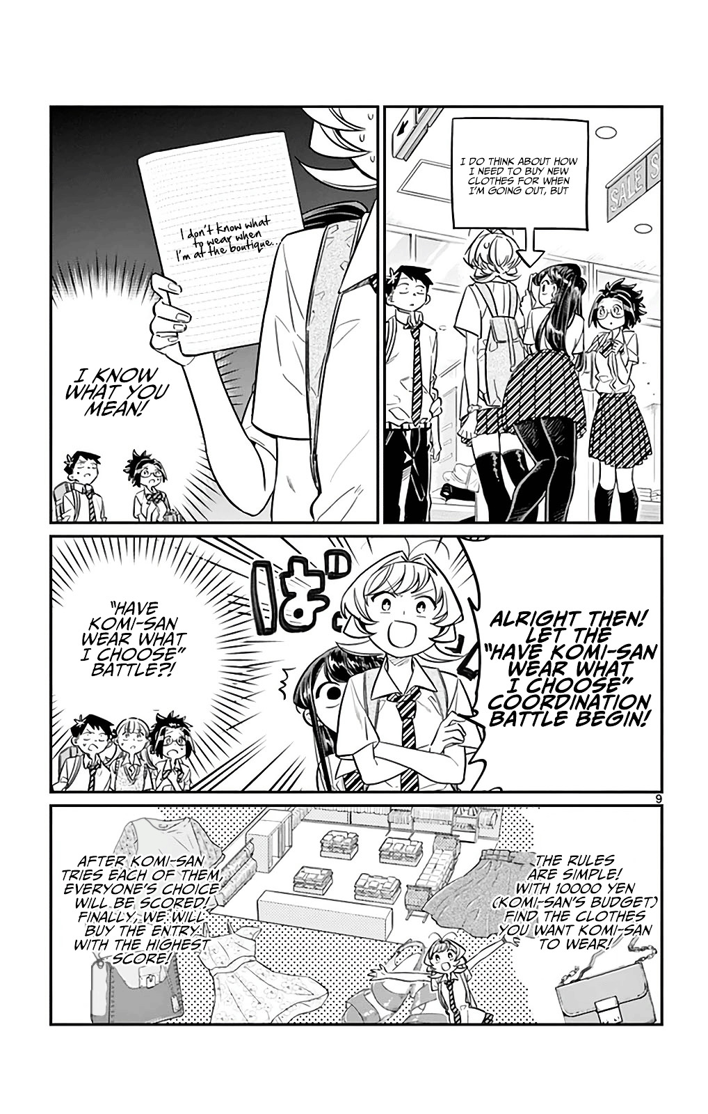 Komi-San Wa Komyushou Desu - Vol.2 Chapter 33: It's Shopping Time