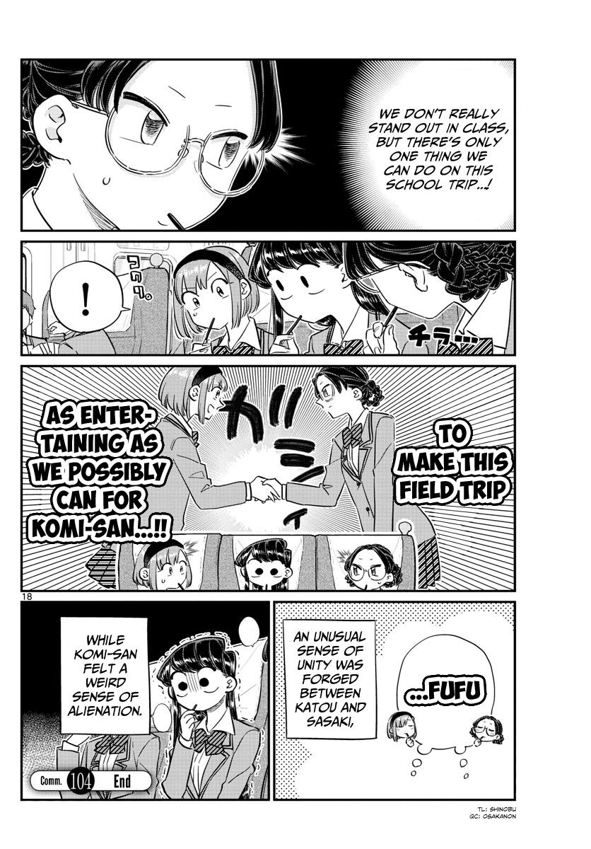 Komi-San Wa Komyushou Desu - Vol.8 Chapter 104: The Field Trip