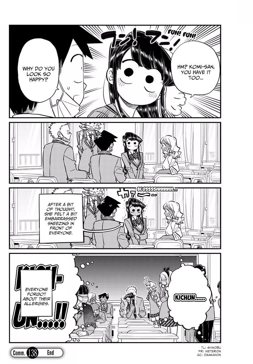 Komi-San Wa Komyushou Desu - Vol.10 Chapter 138: Hay Fever