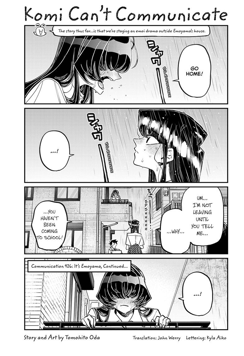 Komi-San Wa Komyushou Desu - Chapter 426