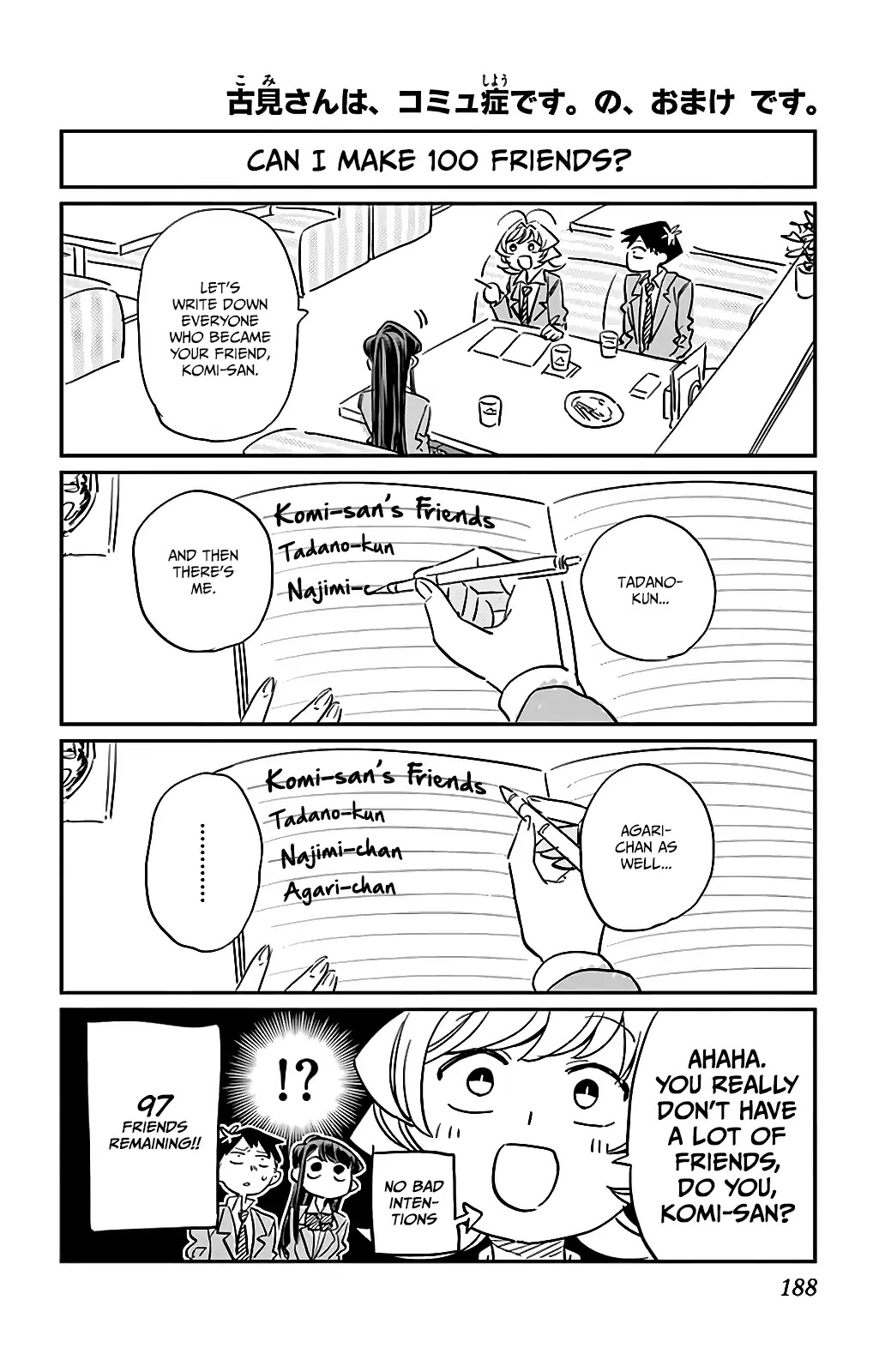 Komi-San Wa Komyushou Desu - Vol.1 Chapter 19.5: Omake