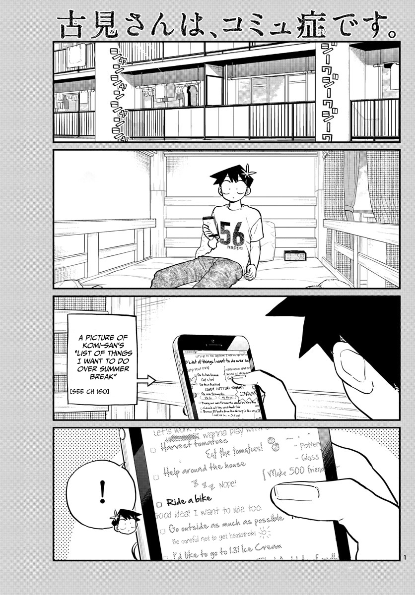 Komi-San Wa Komyushou Desu - Chapter 187: Bike Practice