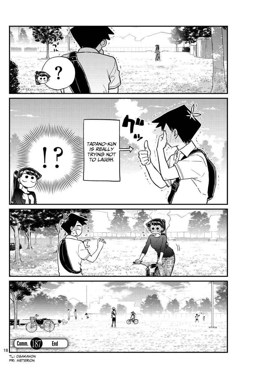 Komi-San Wa Komyushou Desu - Chapter 187: Bike Practice