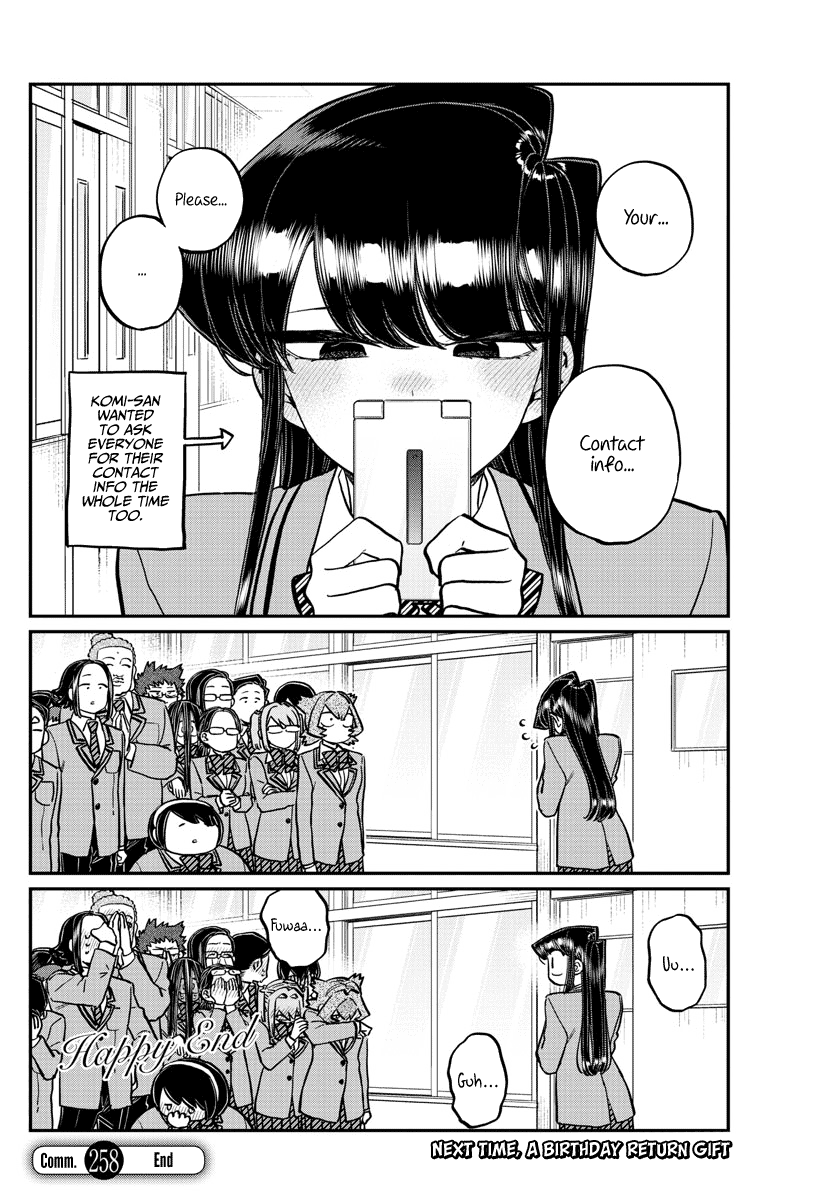 Komi-San Wa Komyushou Desu - Chapter 258: Contact