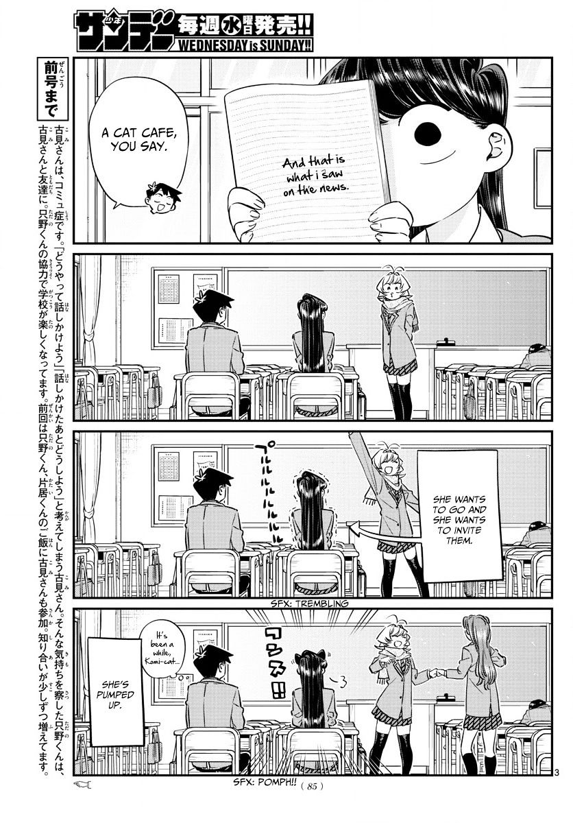 Komi-San Wa Komyushou Desu - Vol.6 Chapter 81: Cat Cafe