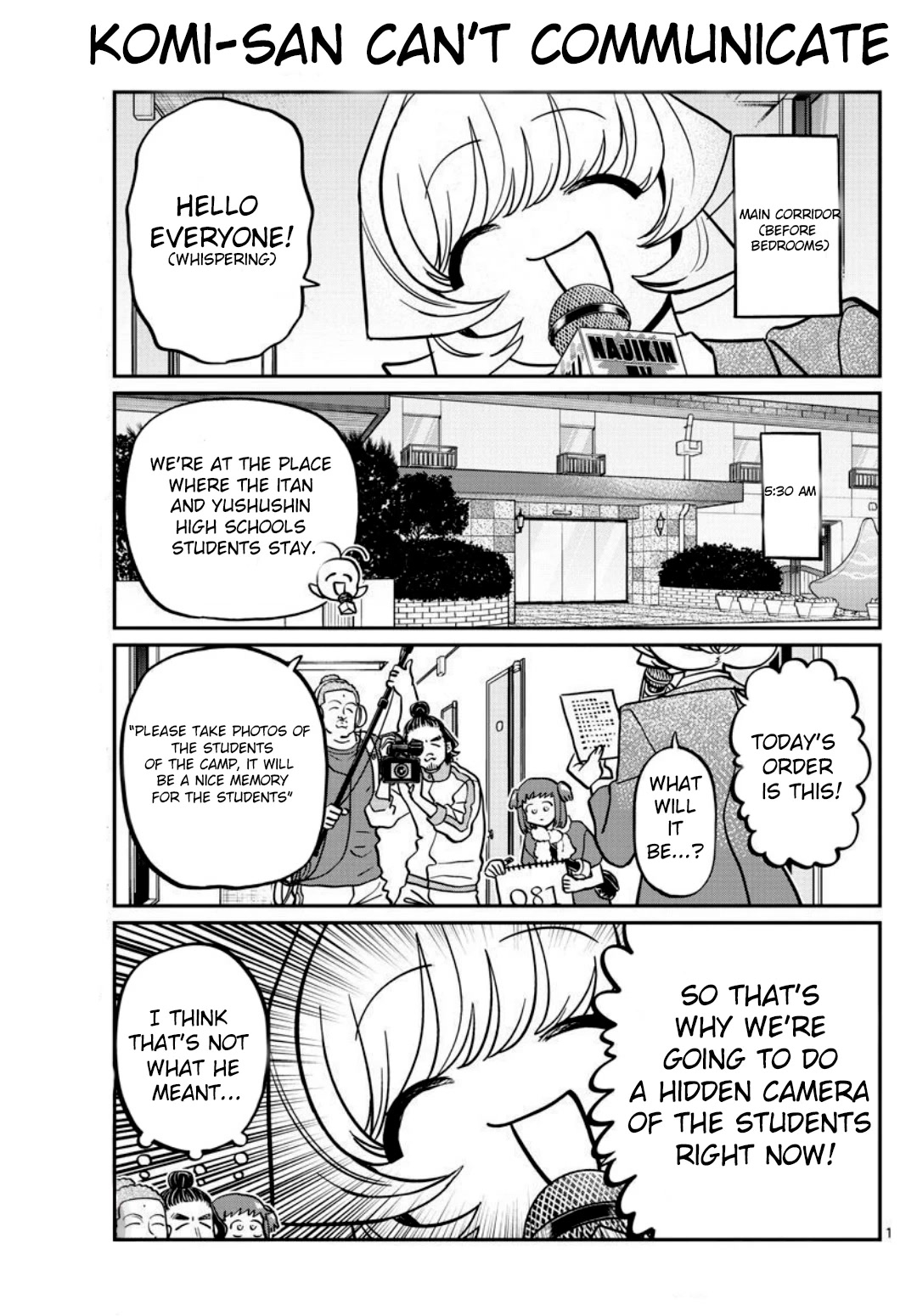 Komi-San Wa Komyushou Desu - Chapter 385: A Surprise To Wake Up