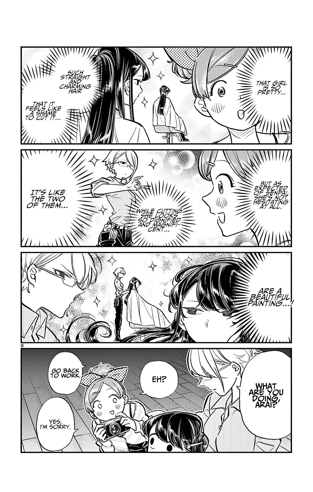 Komi-San Wa Komyushou Desu - Vol.2 Chapter 34: The Hair Salon