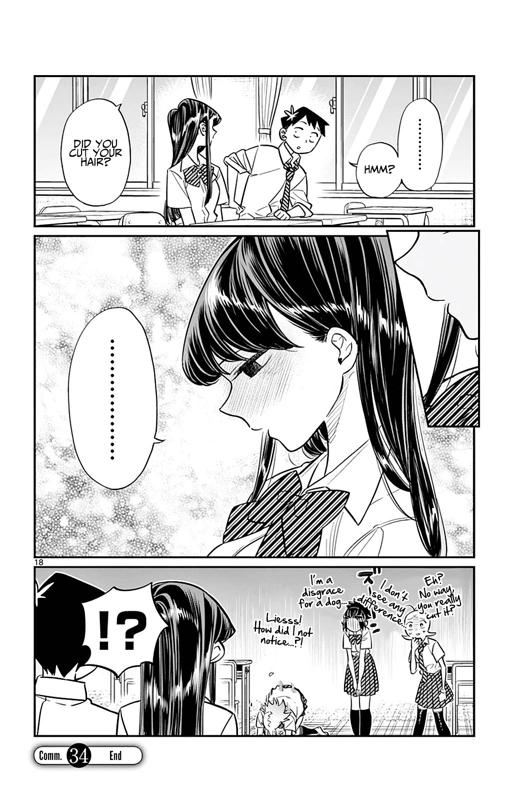 Komi-San Wa Komyushou Desu - Vol.2 Chapter 34: The Hair Salon