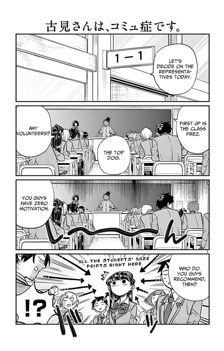 Komi-San Wa Komyushou Desu - Vol.1 Chapter 17: Class Decision